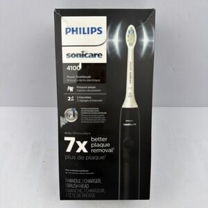 Philips Sonicare 4100 Rechargeable Electric Toothbrush Black Pressure Sensor